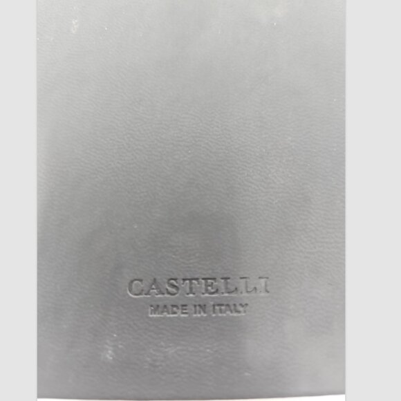 Castelli Notebook & Pen Vegan Leather 8.5x12" Italy Blank Lined Pages SellerLabs - Picture 3 of 5